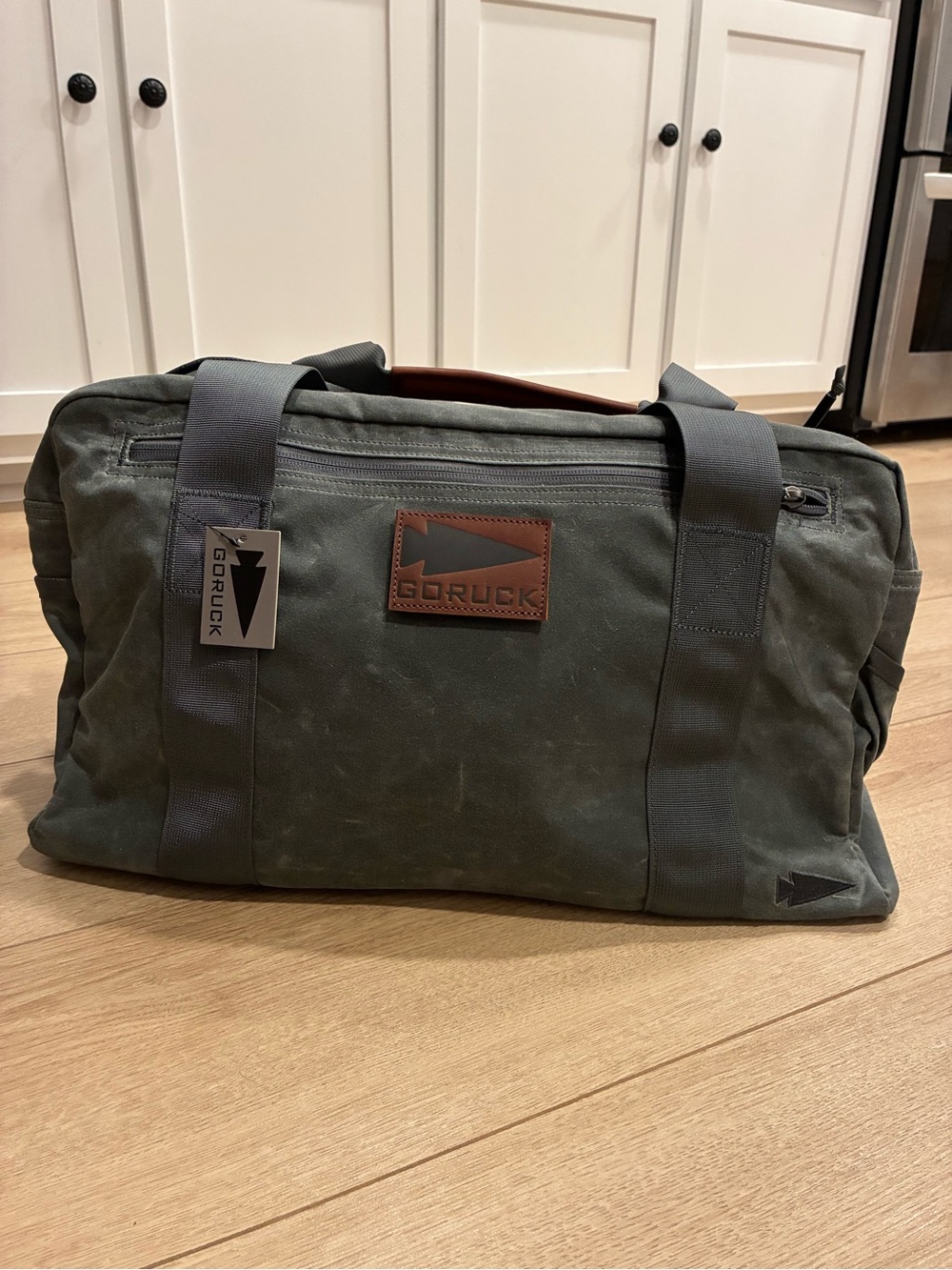 NWT GORUCK Heritage Kit Bag 32L Duffel Charcoal Gray W/ Shoulder Strap